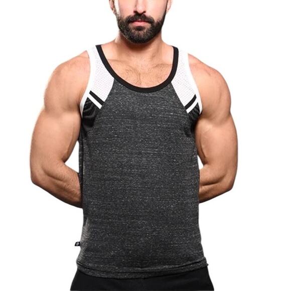 Andrew Christian Other - Andrew Christian Performance Tank Gray White Large